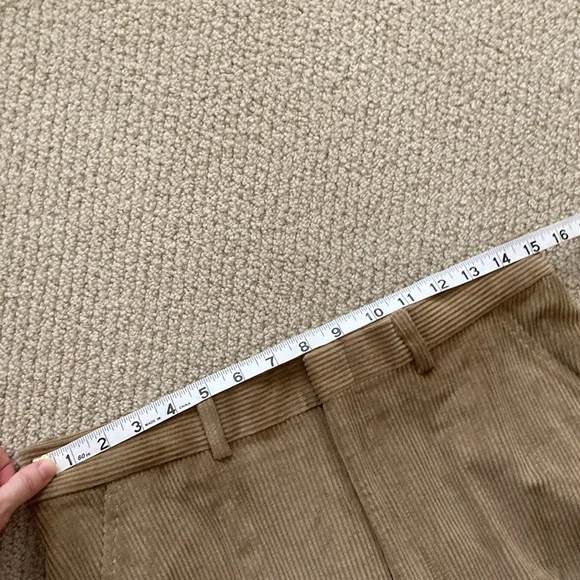 Vintage Orvis Stretch Corduroy Pants 1970s Straight Leg Beige 32 x 32 NWT RARE
